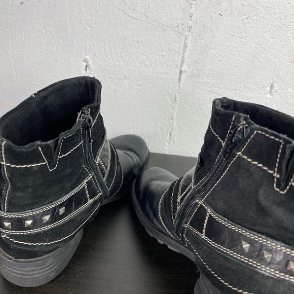 Josef Seibel leather/suede Leather ankle boot size 41 - Picture 3 of 9